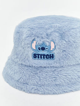 Lilo ve Stitch Bask?l? K?z ?ocuk Bucket ?apka