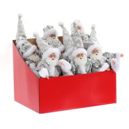 Дед Мороз, L12 W4 H24 см (без колпака Н17 см), 2в.