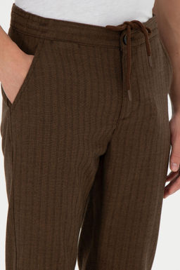 Мужские коричневые брюки из плотной ткани Неожиданная скидка в корзине - U.s. polo assn фото 5