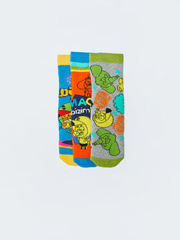 Kral ?akir Desenli Erkek ?ocuk Havlu Soket ?orap 3l? - Waikiki фото 3