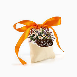 Цена за 5 шт. Мешочек подарочный из хлопка Самой нежной, 7 х 9 см +/- 1.5 см - Дарите счастье фото 2