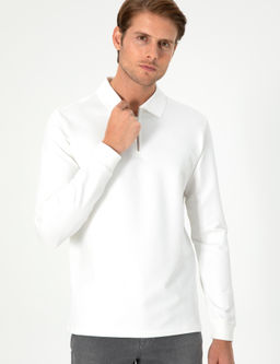 Ekru Regular Fit Sweatshirt - Pierre cardin фото 3