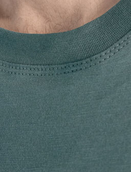 Футболка из фактурного полотна из 100% хлопка