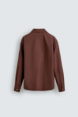 CAMISA CROCHET GEOM?TRICO / Granate - Zara фото 9