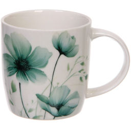 Цена за 2 шт. Кружка керамическая 350мл "Цветы акварель"