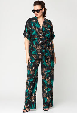 Комплект Runella 1614 чёрно-бирюзовый