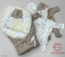 Набор на выписку зима из 6 предметов - Bruno фото 9