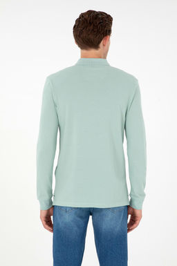 Мужская базовая толстовка зеленого цвета Неожиданная скидка в корзине - U.s. polo assn фото 5