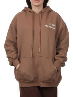 2620 BROWN Толстовка женская (85% хлопок, 10% полиэстер, 5% спандекс)