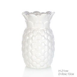 Ваза Ананас 21 см / 93058W /уп 24/белая - Галеонтрейд фото 11