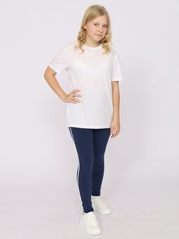 CRB wear/CWJG 70292-41-342 Брюки модель "легинсы" для девочки,темно-синий/Ex.Cherubino