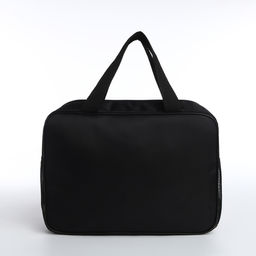 Косметичка-сумка на молнии, большая, с сеткой, Кактус, чёрная - Simaland фото 2