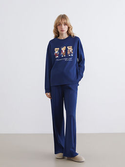 Ay? Teddy Bask?l? Kad?n Pijama Tak?m?