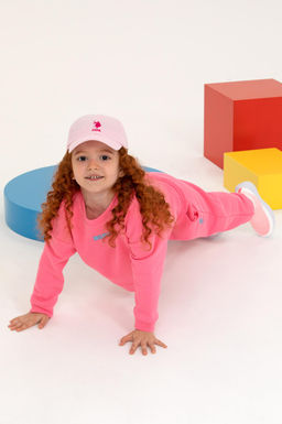 U. S. Polo Assn Детский розовый базовый свитшот с круглым вырезом - U.s. polo assn фото 3