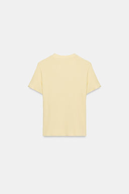CAMISETA BOTONES ALGOD?N / Lim?n - Zara фото 6