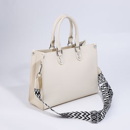 Сумка-тоут на молнии, цвет белый - Simaland фото 6