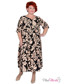 Платье Модель №1530 размеры 44-84 - Plusmoda фото 2