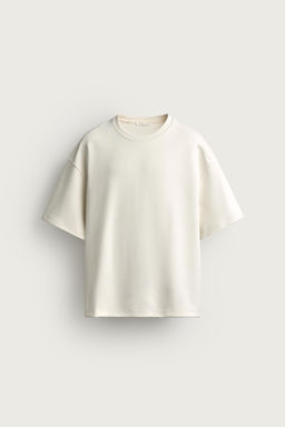 SUDADERA RELAXED FIT INTERLOCK / Blanco roto - Zara фото 9
