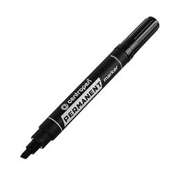 Цена за 10 шт. Маркер перманентный скошенный 5.0 мм Centropen 8576, линия 1 - 4.6 мм, цвет чёрный