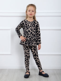 КМ151 Костюм Модница (молочный; черный) - Милаша фото 2