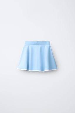 FALDA BERMUDA VOLANTES SPORTY / Celeste - Zara фото 2