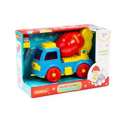 Конструктор-транспорт Автомобиль-бетоновоз (29 элементов)