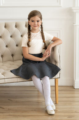 Джемпер детский молочный Д-252 (122-128, 64)