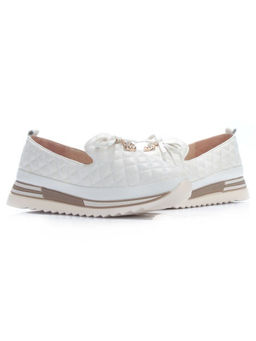 03-5016-5 LT. BEIGE Полуботинки женские (натуральная кожа)