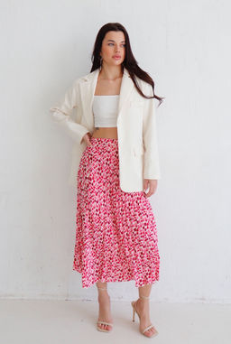 12601 Юбка-плиссе розово-красная - Martichelli фото 3