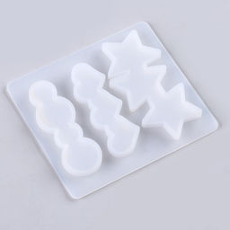 Цена за 2 шт. Молд силиконовый  «Заколка», 3 вида заколки