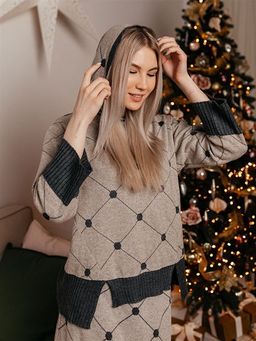 Джемпер лен, полушерсть, ВОЛТРИ  фото 4