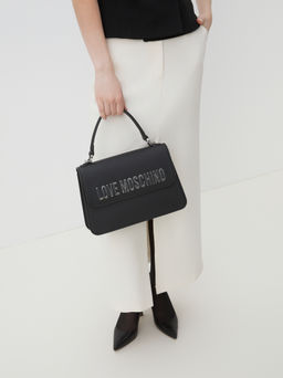 Женская сумка с ручкой LOVE MOSCHINO BOLD LOVE Артикул 4376997, черный  фото 3