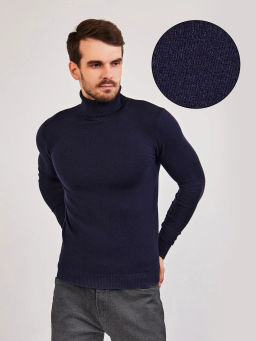 Джемпер мужской GREG G123-KM т.синий меланж