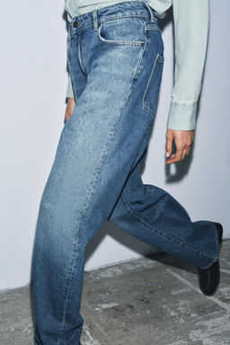 ZW COLLECTION MID-WAIST JEANS - Zara фото 2