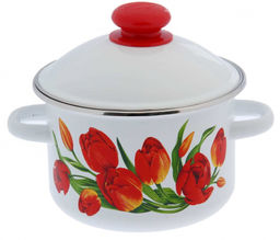 ЭМ_Кастрюля 4,0 л цил. ДЕКОР ОБОД , арт. 1MD201М/S