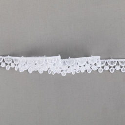 Гипюр Gamma 13 мм GGM-1301 в пакете 10 м 0.2 Турция GP001WH белый