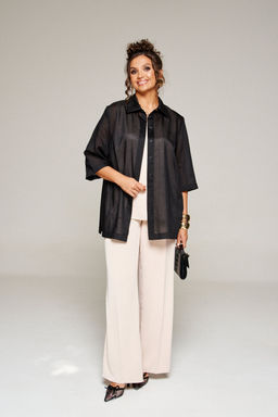 Костюм Beautiful Free 6359 бежевый+чёрный