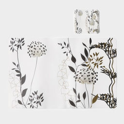 Набор салфеток сервировочных Доляна Укроп, 6+6 шт (2843, 9,59,5 см), цвет белый  фото 3