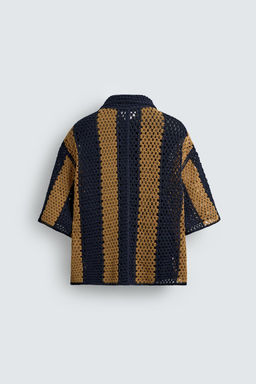 CROCHET PATCH SHIRT - Zara фото 8