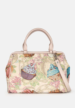 Сумка Модель №303.1 | гобелен | | бежевый цветной | Шармель | 32789