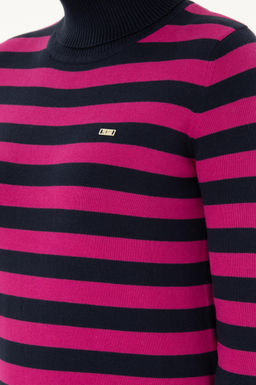 Женский темно-синий свитер с высоким воротником Неожиданная скидка в корзине - U.s. polo assn фото 7