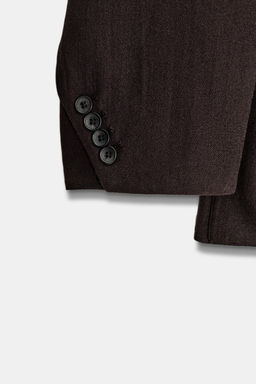 ZW COLLECTION LIMITED EDITION 100% WOOL BELTED BLAZER - Zara фото 16