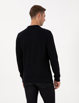Siyah Regular Fit Sweatshirt - Pierre cardin фото 5