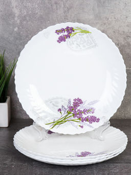 Набор тарелок 4 штуки 215 мм / LHP-85 (7131) /уп 12/ Букет лаванды - Галеонтрейд фото 2