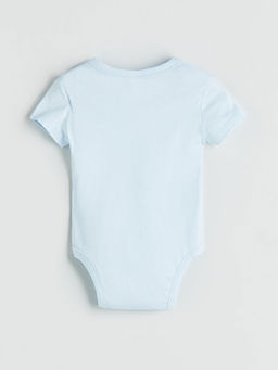 Bask?l? Erkek Bebek ??t??tl? Bodysuit