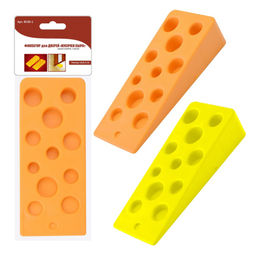 Фиксатор для дверей "Кусочек сыра" силикон (просвет 0,5-2,2см) RC45-1