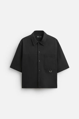 BOXY FIT OVERSHIRT WITH POCKET - Zara фото 6