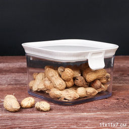 Банка с герметичной крышкой, пластик / GT-34183-712 /уп 72/