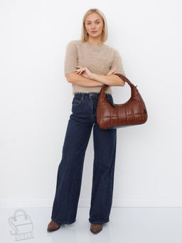 Сумка женская 593461-1S brown Velina Fabbiano-Safenta