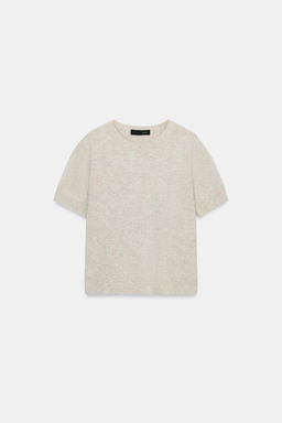 100% WOOL SHORT SLEEVE JUMPER - Zara фото 12
